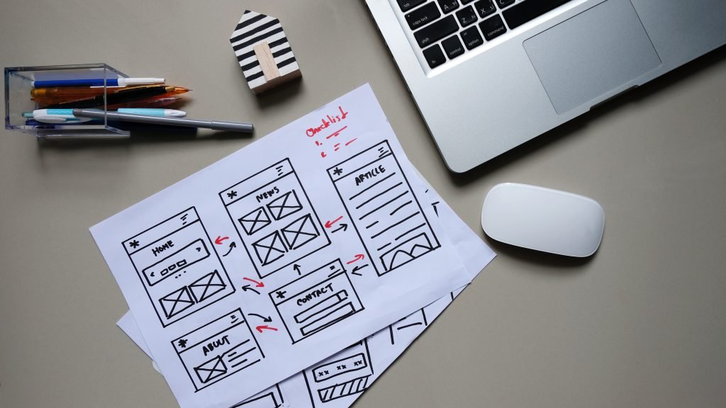 Murcy Studio travail sur un site internet